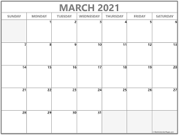 March 2021 Calendar March 2021 Calendar Template March 2021 Blank Calendar Collection In 2020 Calendar Printables Printable Calendar Design Monthly Calendar Printable