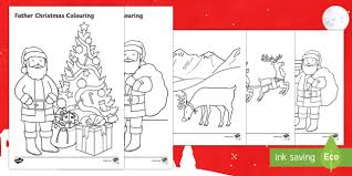 These santa claus coloring pages provide hours of fun for kids! Father Christmas Colouring Pictures Santa Colouring Pages