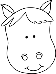 Baby Boy Head Clipart Black And White Black And White Horse Head Clip Art Black And White Horse Head Image White Horse Horse Head Black And White