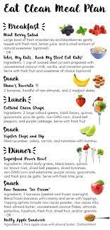 Pin By Dion Doliesha Hazard On Recipes Clean Meal Plan Clean Eating Meal Plan Vegan Meal Plans