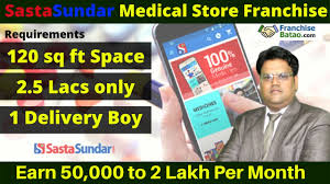 Sastasundar Franchise L Refundable Deposit L Sasta Sundar Medical Franchise Retail Pharmacy Shop Youtube