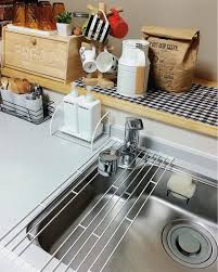 インスタグラマー愛用 おすすめの 水切りカゴ 水切りマット 10選 folk シンク 水切り きれいなキッチン キッチン おしゃれ