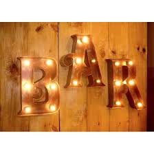 Lighted Bar Sign