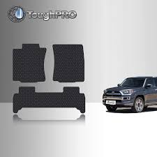 2018 toyota 4runner weathertech recommends. Amazon Com Toughpro Floor Mat Accessories Set Front Row 2nd Row Compatible With Toyota 4runner All Weather Black Rubber 2010 2011 2012 2013 2014 2015 2016 2017 2018 2019 2020 2021 Automotive