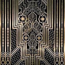 Black And Gold Art Deco Pin On Art Deco Interior