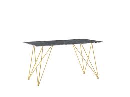 Marmoroptik schwarz weiß | schiebegardinen set steinoptik. Esstisch Marmoroptik Schwarz Gold 140 X 80 Cm Real De