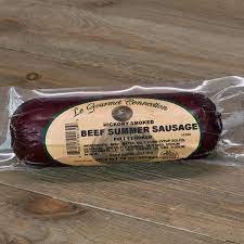 Introduce warm smoke (43º c, 110º f). Beef Summer Sausage Hickory Smoked Sweetwater Valley Farm