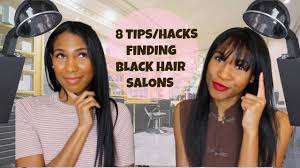 African american hair can naturally by dry, brittle and kinky. 8 Tips Hacks To Find A Salon Or Stylist For Black Women Hair Natural Relaxed Braids Silk Press Youtube