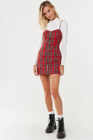Plaid Mini Dress Forever 21 Mini Dress Outfits Plaid Dress Outfit Mini Dress