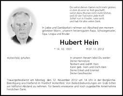 Hubert Hein