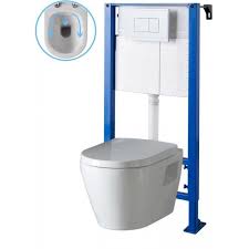 Wc suspendu prix, avantages et inconvénients. Pack Wc Suspendu Bati Autoportant Nf Et Cuvette Sans Bride Cdiscount Bricolage