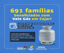 Quem tem direito a receber o vale gás 2021? Prefeitura Municipal De Cajari
