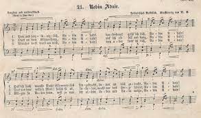 Treu Und Herzinniglich Robin Adair A British Song In Germany