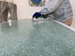 ビールストーン（BEAL STONE）によるテラゾー仕上げ | BLOG | 熟練の技術でスイス漆喰の塗り壁を施工する東京・葛飾の左官工事会社、八幡工業