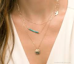 Download Layered Necklace Set With Bird And Gemstones 14k Gold Fill Layering Necklaces Delicate Gold Layer Nec Layered Necklace Set Delicate Gold Necklace Necklace