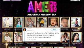 Anugerah meletop era (ame) 2020 kepala bergetar free video hd tonton online, malay drama, astro ria, tv3 terkini shows video anugerah meletop era (ame) 2020 free download, tonton anugerah meletop era (ame) 2020 free live streaming layanon9 myflm4u. Anugerah Meletop Era For Children Is The Dumbest Thing Ever Redza Minhat Viral Purba