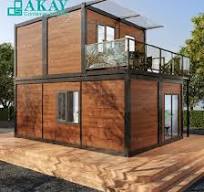 Low Cost Modular Prefab Prefabricated Flat Pack Container House Villa  Prefabricated-Building