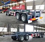 4 Axles Drawbar Towing Dolly 20FT 32FT 40 FT Skeleton ...