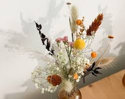Just add them to a bowl or vase to make a decoration for your home that doesn't need to be watered or looked after. Dried Flowers Etsy