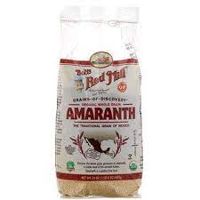 Bob S Red Mill Organic Amaranth Whole Grain 24 Oz 680 G Discontinued Item Bobs Red Mill Amaranth Whole Grain
