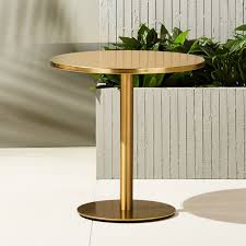 Watermark Brass Bistro Table Reviews Cb2 Bistro Table Bistro Table Outdoor Outdoor Patio Furniture Sets