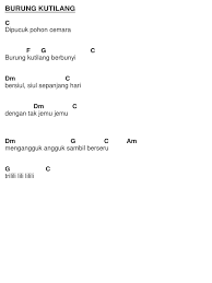 C em bila nanti saatnya t'lah tiba Lagu Anak Anak Dengan Kunci Gitar