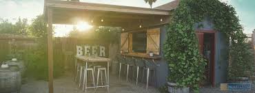 23 game day outdoor bar How To Build A Bar Shed Backyard Bar Shed Ideas Heartland Sheds
