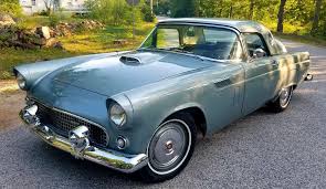 Image result for Silver Gray 1956 Thunderbird