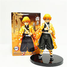 Anime and manga are awesome!!! Demon Slayer Kimetsu No Yaiba Agatsuma Zenitsu Thunderclap And Flash Toy Figurine Anime Demon Slayer Pvc Action Figure Cartly Shop
