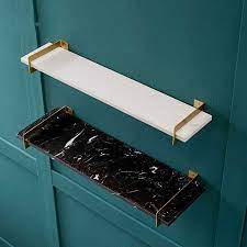 Another benefit of having shelves for your home workplace is the adequate storage space they can offer your essential occupational stuff. Brass Marble Wall Rack Washbasin Storage Frame Luxury Laminate Floating Shelf 50 60cm Mirror Front Shelf Bathroom Accessories Bathroom Shelves Aliexpress