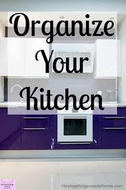 Oh and one of her top tips is to keep heavier things on lower shelves and light items up top, totally makes sense. How To Simply And Easily Organize Your Kitchen Today