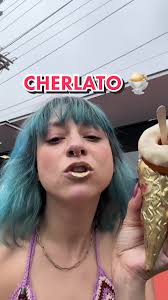 My mouth is still gold! Iconic. #cherlato #cherlatotruck #cherlatogela...