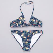 Construit dans un style licou une pièce avec ouverture élastique jambe et coutures haut correspondant, il est sûr dapporter. Maillot De Bain 2 Pieces Imprime Jungle Fille Adolescente Kaki Kiabi 6 00