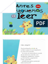 8 que puedo leer el pensamiento. Antes De Juguemos A Leer Pdf