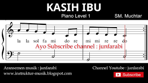 Aransemen musik oleh junfarabi.# chann. Not Pianika Menanam Jagung
