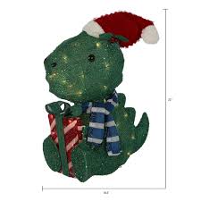 It is interesting to decorate your christmas with some dinosaur items if you kids love dinosaurs. Holiday Time Light Up Outdoor Dinosaur Decoration 22 Walmart Com Walmart Com