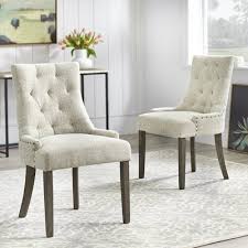 Ophelia Co Vicini Upholstered Dining Chair Wayfair In 2020 Dining Chairs Upholstered Dining Chairs Grey Dining Room