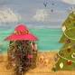 FUN FUNKY ART—CHRISTMAS AT THE BEACH