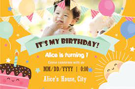 Create your own custom birthday party invitations with our invitation maker. Lovely Birthday Invitation Card Maker Online