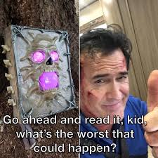 Klaatu barada nikto baby Go ahead and read it, kid, what's the worst that  could happen?