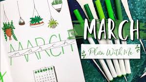 Buy a cheap copy of bullet journal: Plan With Me March 2019 Bullet Journal Set Up Plants Cactus Theme Youtube