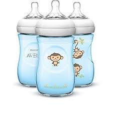 Philips Avent Scf644 31 Natural 9 Ounce Blue Deco Monkey Bottles Combine The Most Natural Way To Bo Baby Boy Accessories Natural Bottles Baby Doll Accessories