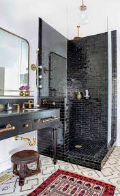 black tile shower bathroom modern small bathrooms small bathroom tiles bathroom interior design
