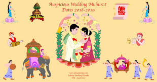 Auspicious Wedding Dates Hindu Vivah Muhurat 2018 2019