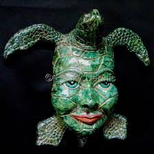 Becky Dennis Features Unique Clay Sculptures Wallhangings Sculpture Clay Turtle Sculpture Sculptures