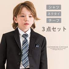 子供ドレスのキャサリンコテージ 本店 ワンピース スーツ フォーマル靴 訳あり 男の子 白シャツとネクタイ ポケットチーフ3点セット 100 110 120 130 140 150 160cm キャサリンコテージ本店 tk1105 セール 入学式 男の子 男の子 フォーマル 白シャツ