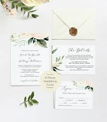Greenery Wedding Invitation Blush Greenery Wedding Invitation Printable Wedding Invitation Edit With Templett Wlp Blu 880 Discount Wedding Invitations Blush Wedding Invitations Fun Wedding Invitations