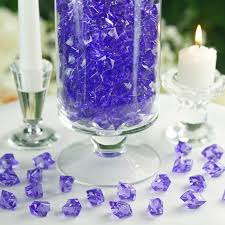 300 Pack Light Purple Large Acrylic Ice Bead Vase Fillers Table Decoration In 2020 Wedding Party Table Purple Wedding Decorations Vase Fillers
