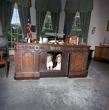 The desk was first used in the oval office during the presidency of john f. Secrets Of The Oval Office S Resolute Desk Used By Every President Since Carter