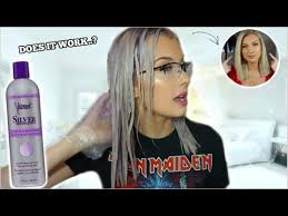 Always use gloves to prevent color staining your hands. Will Purple Conditioner Tone Brassy Hair Toning My Hair Youtube